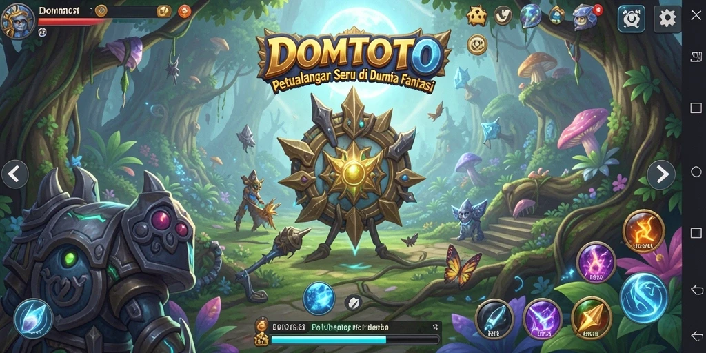 Tangkapan layar gameplay DOMTOTO yang memperlihatkan petualangan seru.