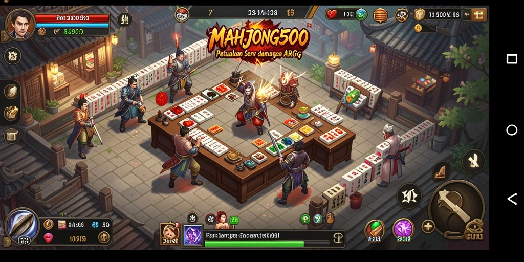 Gameplay seru dan grafis menawan di MAHJONG500.