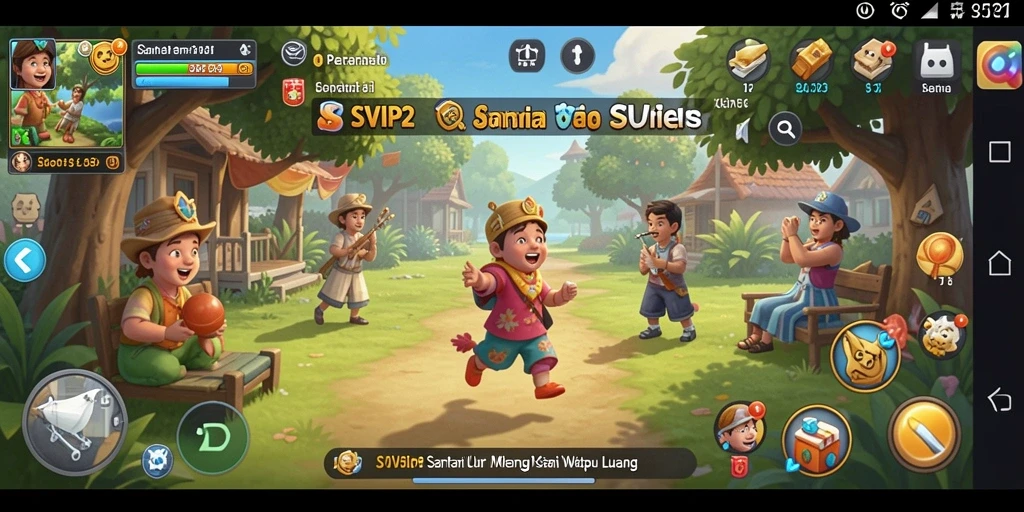 Tangkapan layar SVIP2 menampilkan gameplay yang asyik dan menyenangkan.