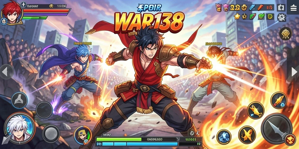 Gameplay <strong>WAR138</strong> yang menarik dan penuh aksi.